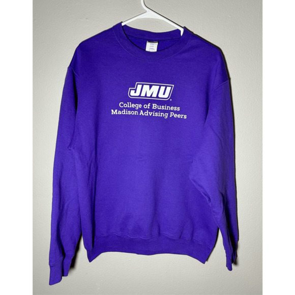 Port and Company Other - Vintage James Madison JMU College of Business Purple Crewneck Sweatshirt Sz L